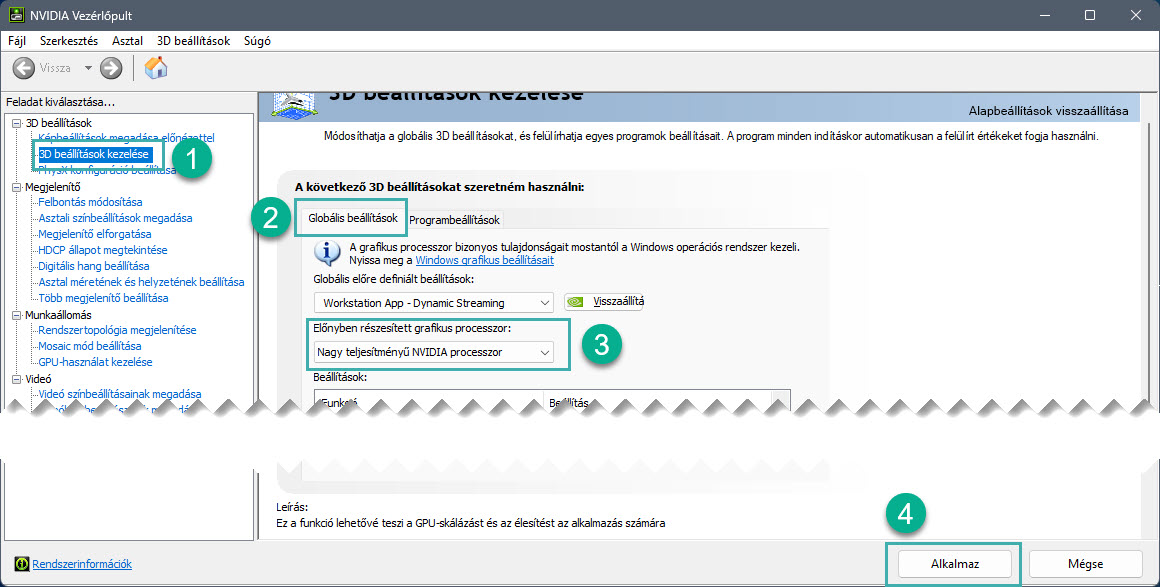Nagy teljesítményű NVIDIA processzor kiválasztása