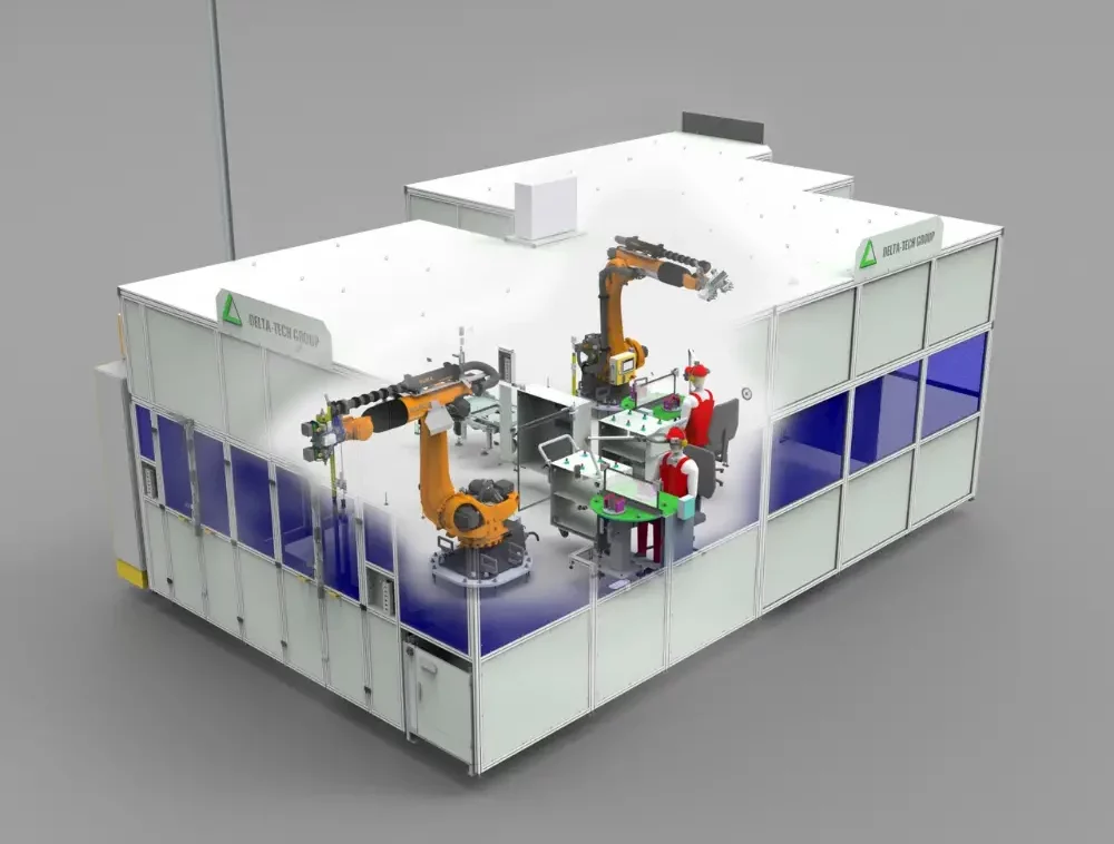 DELTA-TECH DELTA AF-1500 végátvételi állomás – járműipari automatizálási rendszer