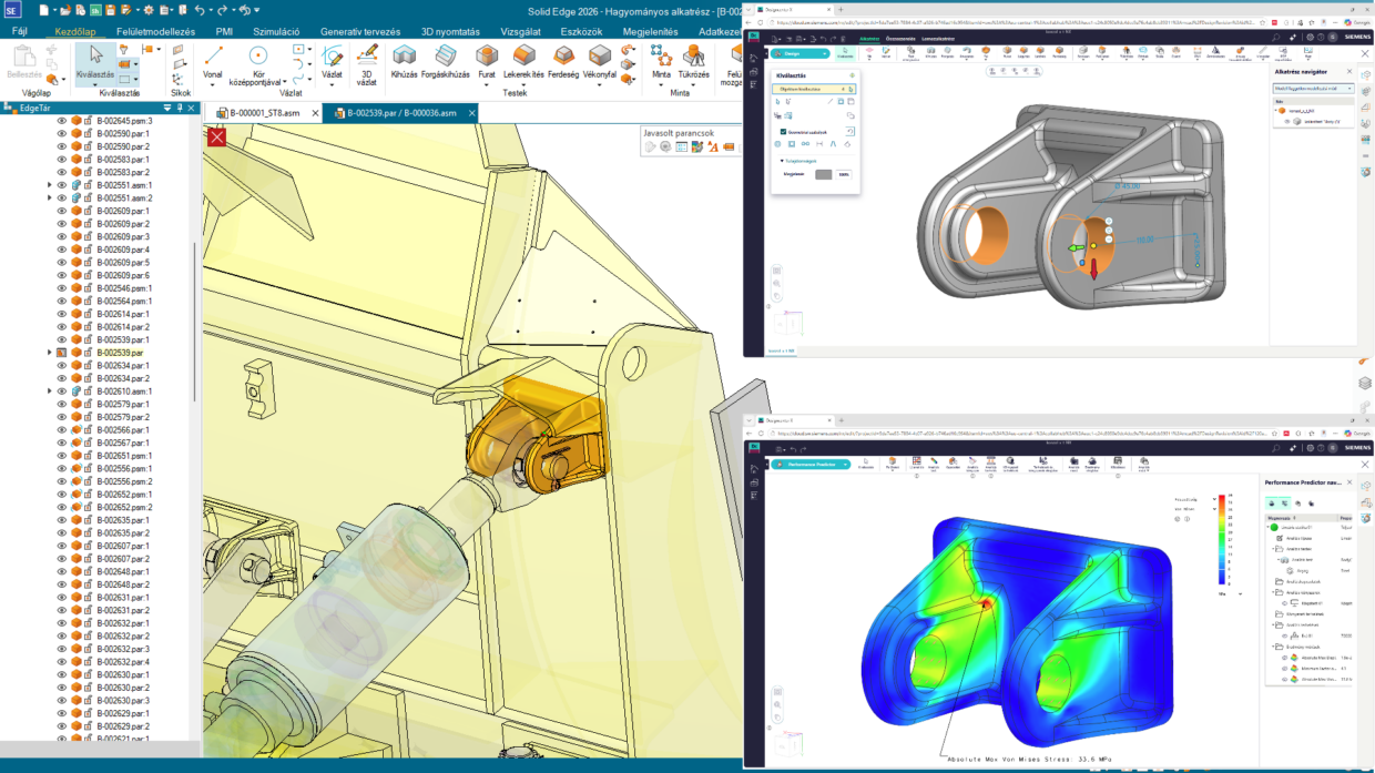 Designcenter X Essentials – böngészőalapú CAD, CAM és CAE