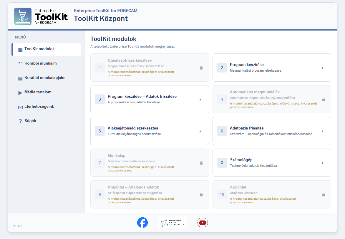 Toolkit modulok