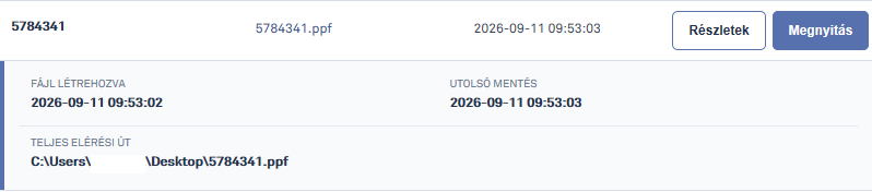megnyitás